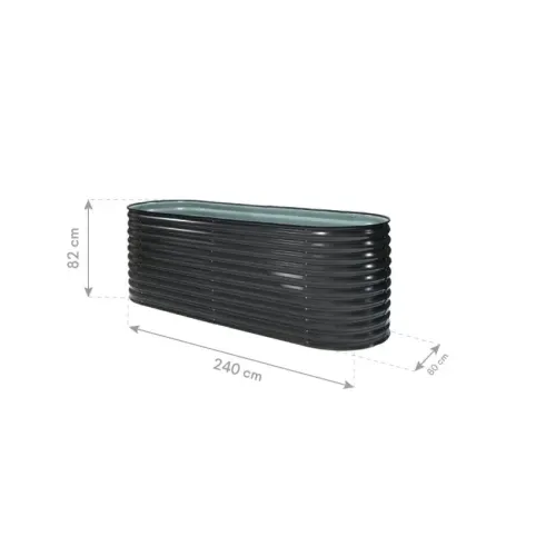 Westmann Grow Faster M | Metalna povišena gredica | 1570 L | Antracit - BRANDED IN GERMANY Cijena
