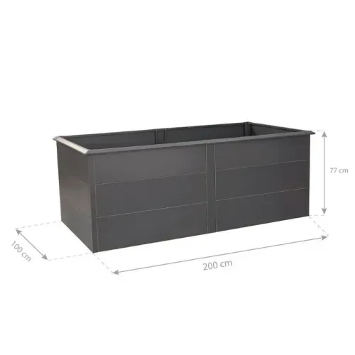 Westmann Primus XL | Metalna povišena gredica sa zaštitom od puževa | 1540 L | Antracit - BRANDED IN GERMANY Cijena