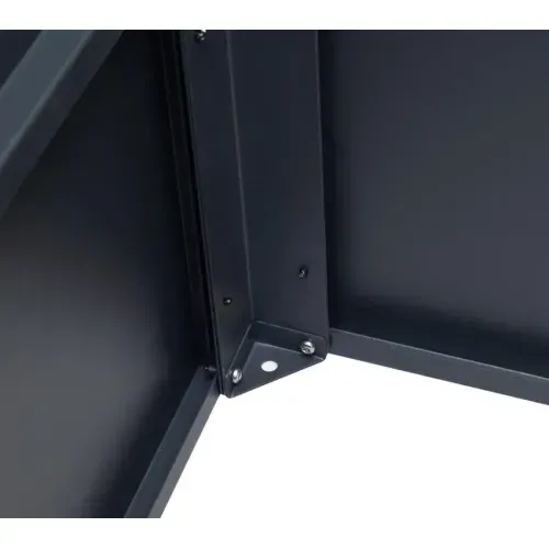 Westmann Primus-Multi L | Metalna povišena gredica sa zaštitom od puževa | 850 L | Izgled drva/Antracit - BRANDED IN GERMANY Cijena