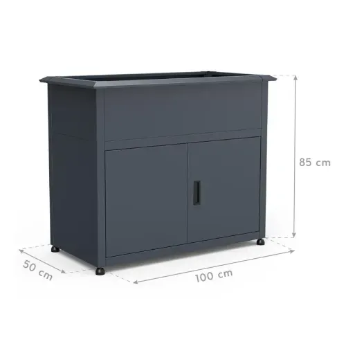 Westmann Plexa | Metalna povišena gredica sa spremnikom | Antracit - BRANDED IN GERMANY Cijena