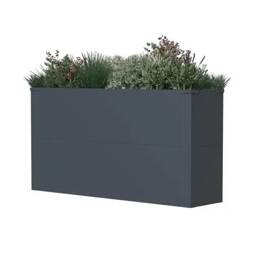 Westmann Talus L | Metalna pravokutna žardinjera | 130 L | Antracit - BRANDED IN GERMANY Cijena