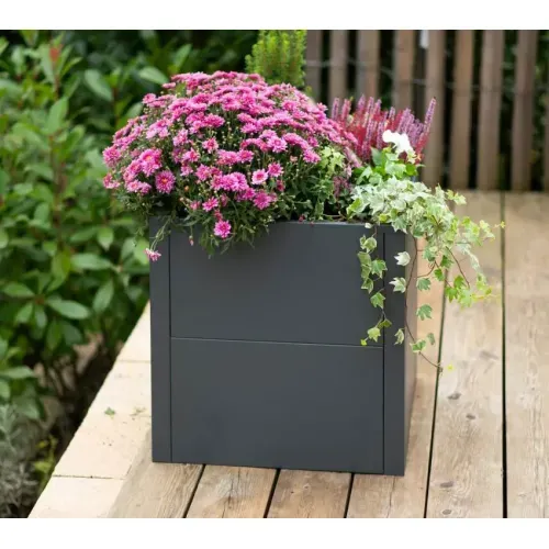 Westmann Talus S | Metalna kvadratna žardinjera | 125 L | Antracit - BRANDED IN GERMANY Cijena