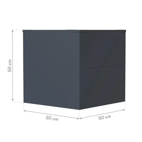 Westmann Talus S | Metalna kvadratna žardinjera | 125 L | Antracit - BRANDED IN GERMANY Cijena
