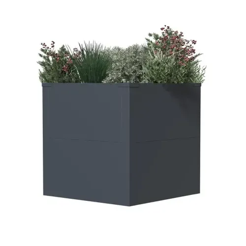 Westmann Talus S | Metalna kvadratna žardinjera | 125 L | Antracit - BRANDED IN GERMANY Cijena