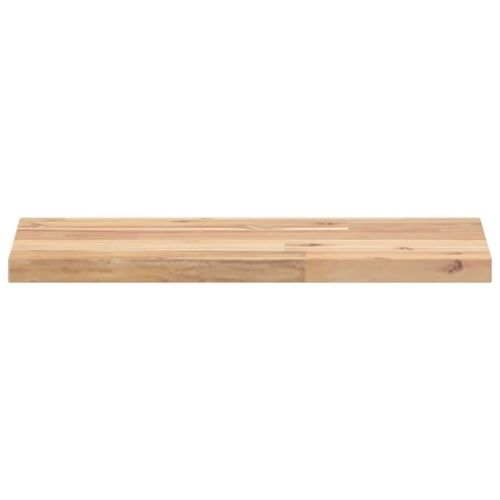 Plutajuće police 4 kom 60x20x2 cm Neobrađeno puno drvo akacije - Prirodna 60 x 20 x 2 cm 4 1 Cijena