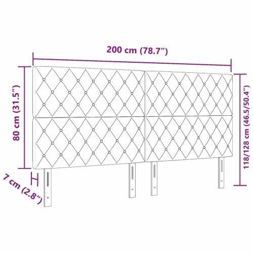 LED glava kreveta s LED trakama s uzglavljem Crna 200 cm Baršun - Crna 200 cm Visoki uzglavlje Cijena