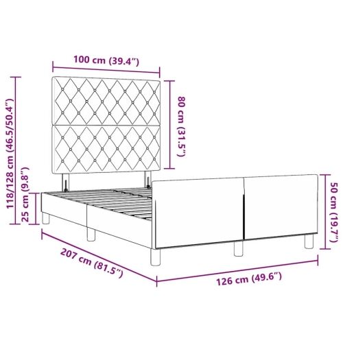 Box spring krevet s uzglavljem Crna 120 x 200 cm Baršun - Crna 120 x 200 cm Kristal s dugmadima Cijena