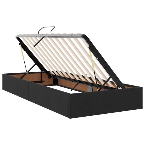 Krevet s od storage s uzglavljem 2 kom. Crna - Crna 200 x 200 cm Kristal s dugmadima Cijena