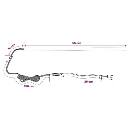 LED traka s LED trakama Crna 180 cm SMD5050 - 1 1 Cijena