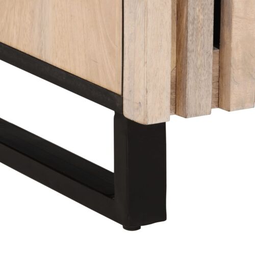 Noćni ormarići 2 kom 40x34x46 cm masivno izbijeljeno drvo manga - 2 Masivno izbijeljeno drvo 2 Masivno izbijeljeno drvo Cijena