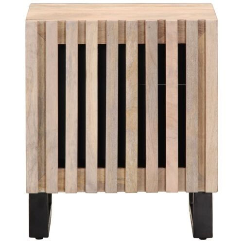 Noćni ormarići 2 kom 40x34x46 cm masivno izbijeljeno drvo manga - 2 Masivno izbijeljeno drvo 2 Masivno izbijeljeno drvo Cijena