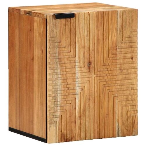 Viseći ormar za kupaonicu Smeđa 38 x 33 x 48 cm - Masivno bagremovo drvo Cijena