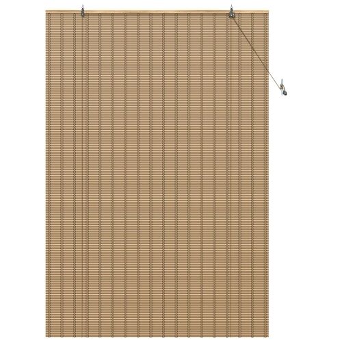 Rolo zavjesa Prirodna i smeđa 130 x 220 cm Bambus - 130 x 220 cm Cijena