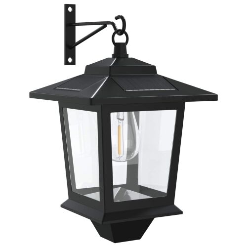 Lampa za zid 2 kom. Crna 19 x 14 x 25 cm Nehrđajući čelik i ABS - Zidna Cijena