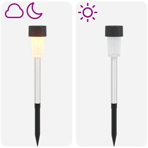 Solarna svjetla za vanjsku upotrebu s tlošcem 24 kom. 29,5 cm - 24 Cijena