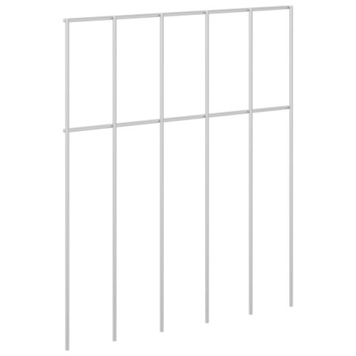 Panel vrtne ograde 48 kom. 25 x 30 cm Pocinčani čelik Srebrna - 25 cm 48 5 x 10 cm Cijena