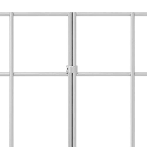 Panel vrtne ograde 12 kom. 50 x 30 cm Pocinčani čelik Srebrna - 50 cm 12 5 x 5 cm Cijena