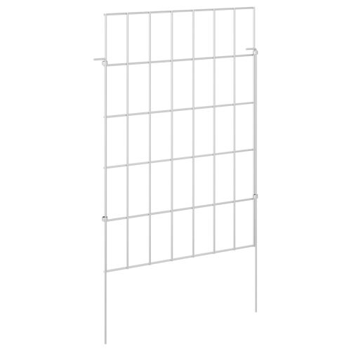 Ograda za vrt s kolčićima 24 kom. 35 x 50 cm Pocinčani čelik - 35 x 50 cm 24 Cijena