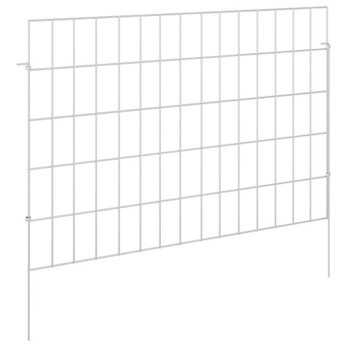 Ograda za vrt s kolčićima 12 kom. 75 x 50 cm Pocinčani čelik - 75 x 50 cm 12 Cijena
