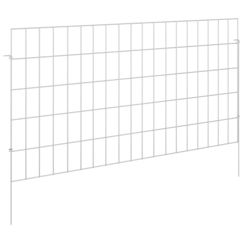 Ograda za vrt s kolčićima 12 kom. 95 x 50 cm Pocinčani čelik - 95 x 50 cm 12 Cijena