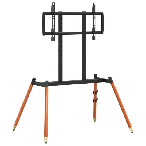 Stalak za TV na stalku za 37-86 Inch Screen Max VESA 400x600mm - Crna i tamna orahova boja u spreju s 4 noge (kompaktne vertikal Cijena
