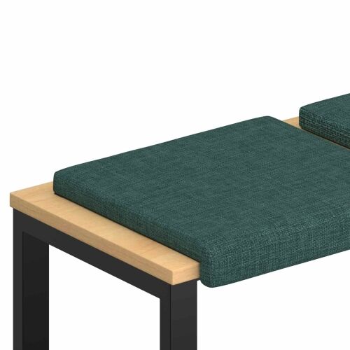 Jastučić za klupu 2 kom. Tkanina Tamnozelena Dubina 35 cm - Tamnozelena 2 Cijena