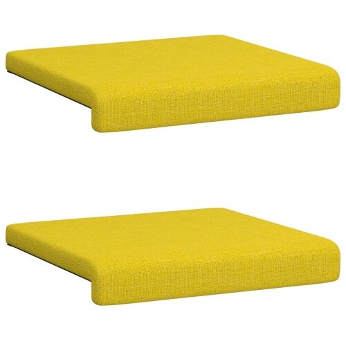 Jastučić za klupu 2 kom. Tkanina Svijetlo žuta Dubina 35 cm - Svjetložuta 2 Cijena