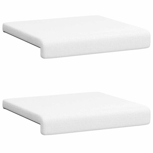 Jastučić za klupu 2 kom. Tkanina Bijela Dubina 35 cm - Bijela 2 Cijena