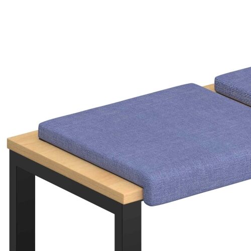 Jastučić za klupu 2 kom. Tkanina Traper plava Dubina 35 cm - Trapere plave boje 2 Cijena