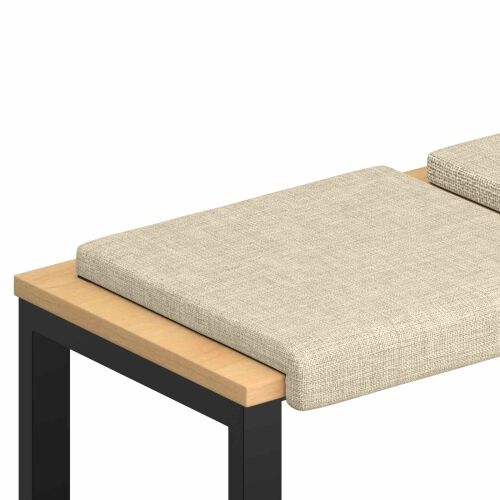 Jastučić za klupu 4 kom. Tkanina Krem Dubina 35 cm - Krem 4 Cijena