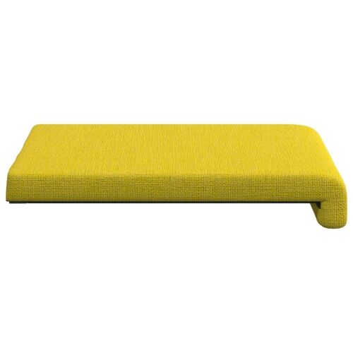 Jastučić za klupu 4 kom. Tkanina Svijetlo žuta Dubina 35 cm - Svjetložuta 4 Cijena
