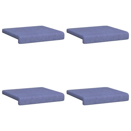 Jastučić za klupu 4 kom. Tkanina Traper plava Dubina 35 cm - Trapere plave boje 4 Cijena