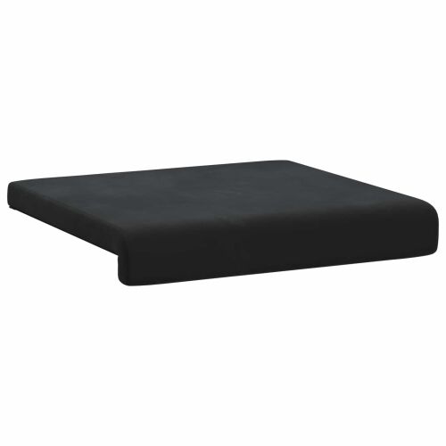 Jastučić za klupu 4 kom. Baršun Crna Dubina 35 cm - Crna 4 Cijena