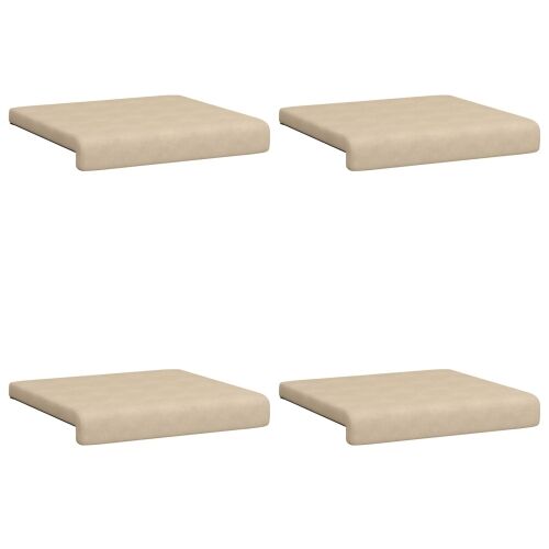 Jastučić za klupu 4 kom. Mikrovlakna Krem Dubina 35 cm - Krem 4 Cijena
