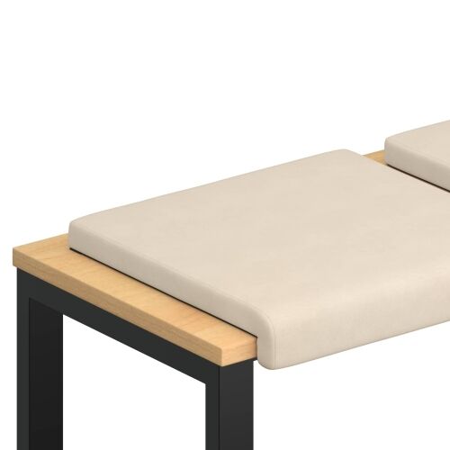 Jastučić za klupu 4 kom. Mikrovlakna Bež Dubina 35 cm - Bež 4 Cijena