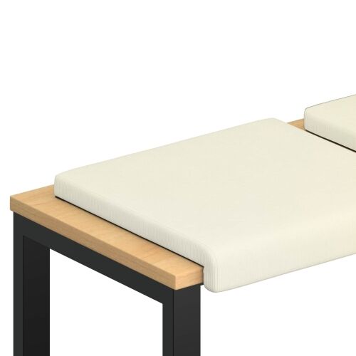 Jastučić za klupu 4 kom. Kord Krem Dubina 35 cm - Krem 4 Cijena