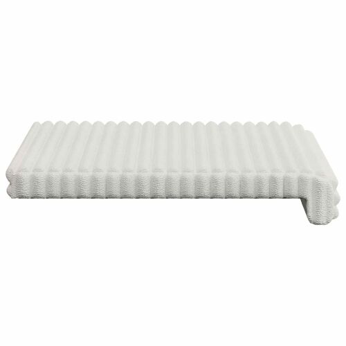 Jastučić za klupu 4 kom. Plišani kord Krem Dubina 35 cm - Krem 4 Cijena