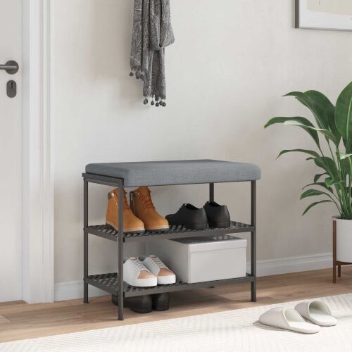 Jastučić za klupu Tkanina Svjetlosiva Dubina 35 cm - Svjetlosiva 60 x 38 x 6,5 cm Cijena