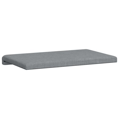 Jastučić za klupu Tkanina Svjetlosiva Dubina 35 cm - Svjetlosiva 60 x 38 x 6,5 cm Cijena