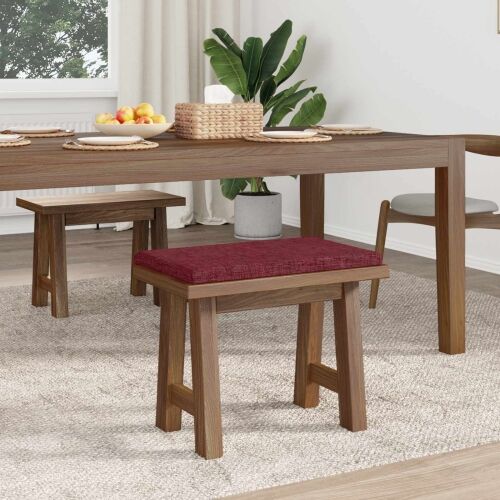 Jastučić za klupu Tkanina Vinska crvena Dubina 35 cm - boja crnog vina 60 x 38 x 6,5 cm Cijena