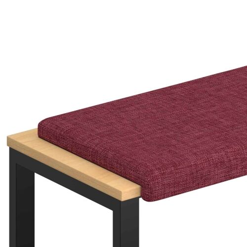 Jastučić za klupu Tkanina Vinska crvena Dubina 35 cm - boja crnog vina 60 x 38 x 6,5 cm Cijena