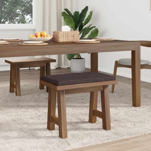 Jastučić za klupu Tkanina Tamno smeđa Dubina 35 cm - Tamno smeđa 60 x 38 x 6,5 cm Cijena