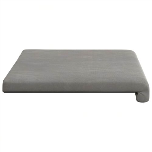 Jastučić za klupu Baršun Svjetlosiva Dubina 35 cm - Svjetlosiva 60 x 38 x 6,5 cm Cijena