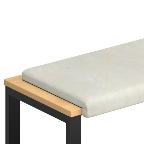 Jastučić za klupu Baršun Krem Dubina 35 cm - Krem 60 x 38 x 6,5 cm Cijena