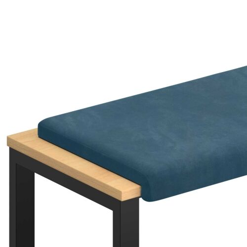 Jastučić za klupu Baršun Plava Dubina 35 cm - Plava 60 x 38 x 6,5 cm Cijena