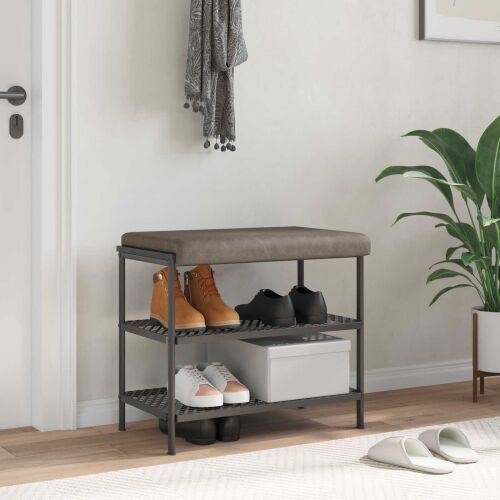 Jastučić za klupu Umjetna koža Siva Dubina 35 cm - Siva 60 x 38 x 6,5 cm Cijena