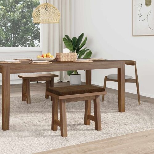 Jastučić za klupu Umjetni sued Smeđa Dubina 35 cm - Smeđa 60 x 38 x 6,5 cm Cijena