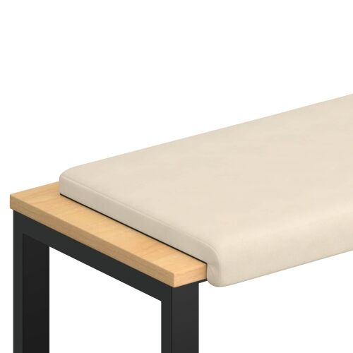 Jastučić za klupu Mikrovlakna Bež Dubina 35 cm - Bež 60 x 38 x 6,5 cm Cijena