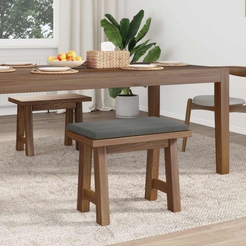 Jastučić za klupu Kord Tamnosiva Dubina 35 cm - Tamnosiva 60 x 38 x 6,5 cm Cijena