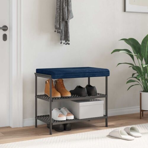Jastučić za klupu Plišani kord Mornarsko plava Dubina 35 cm - Modra 60 x 38 x 6,5 cm Cijena